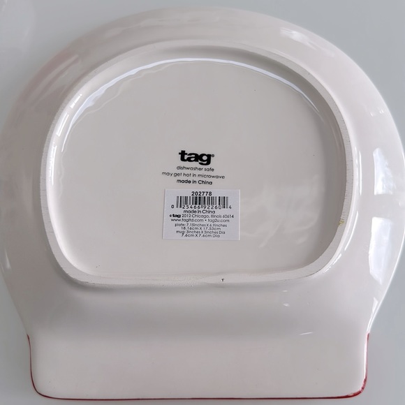 Santa Christmas Cookie Plate and Mug Set - Picture 4 of 5